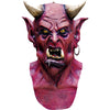 Halloween Devil Mask - Red Horned Demon - Latex Mask