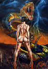 Rick Melton - Terror Serpent - Horror Movie Art Print