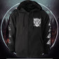 Darkside - ALL SEEING EYE - Men's Hooded Zip-Up Sweater - Black
