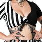 Forest Ink Gothic Clothing -  Ghost Town - Tie-Front Top