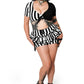 Forest Ink Gothic Clothing -  Ghost Town - Tie-Front Top