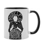 Beetlejuice Mug - I Myself Am Strange and Unusual - Black and White Mug