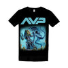 AVP Aliens Vs Predator - Classic Horror Movie T-Shirt by Sebastian Cast