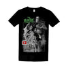 Série télévisée d'horreur comique - LA FAMILLE MONSTRE - T-shirt noir Gildan pour hommes