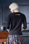 Banned - Black Mia True Love - Womens  - Cardigan Jumper