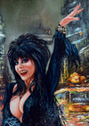 Rick Melton - Elvira - Scream Queens - Art Print