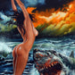 Rick Melton - Empire Sharks - Art Print