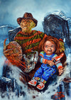 Rick Melton - Freddy et Chucky - Horreur Classique - Impression d'Art