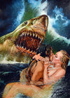 Rick Melton - From the Depths - Trash Horror Art Print