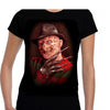 Freddy Portrait -  Horror Movie Women's Capsleeve Graphic Tee