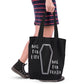 Gothic Tote Bag - Shop Til You Drop - Gothic Shopping Bag | Beach bag | Tote Bag