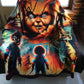 Horror Movie Blanket - Chucky Blanket - Luxury Twin / Double Fleece Blanket