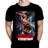 JAWS LEVIATHAN - Classic Horror Movie Poster Art - T-Shirt by Rick Melton