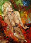 Rick Melton - Jayne Mansfield - Scream Queens Art Print