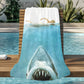 WSH - JAWS MOVIE POSTER - Beach Towel