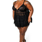 Forest Ink Gothic Clothing - Lenore Babydoll Gothic Lingerie Dress