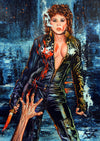 Rick Melton - Linda Blair Savage Streets - Scream Queens - Impression d'Art