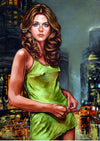 Rick Melton - Lindsay Wagner - Scream Queens Art Print
