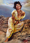 Rick Melton - Mara Colday - Scream Queens Art Print