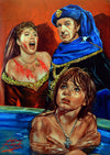 Rick Melton - Le Masque de la Mort Rouge - Impression d'Art