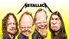 Sebastian Cast – METALLICA – Musikerkarikatur – Kunstdruck