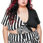 Forest Ink Gothic Clothing -  Ghost Town - Tie-Front Top