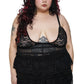Forest Ink Gothic Clothing - Lenore Babydoll Gothic Lingerie Dress