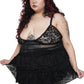 Forest Ink Gothic Clothing - Lenore Babydoll Gothic Lingerie Dress