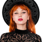 Restyle  - ROSARIUM LASER CUT HAT - Wide Brim Hat