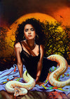 Rick Melton - Salma Hayek - Scream Queens Art Print