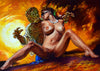 Rick Melton - Suzi fait le démon du soleil - Estampe érotique