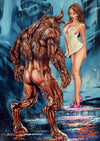 Rick Melton - Suzi et le Minotaure - Estampe érotique