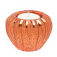 Gothic Home Decor - Pumpkin T-Light Holders - Set of 3 Pumpkin Shaped Tealight Holders