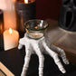 Gothic Home Decor - Crawling Skeleton Hand - T-Light Holder