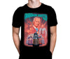 Darleks Earth Invasion - Black Gildan T-Shirt Peter Cushing Doctor Who