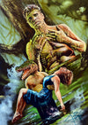 Rick Melton - The Alligator People - Trash Horror Art Print