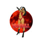 Blood Moon Vampirella - Classic Vampire Comic Strip - Baseball T-Shirt