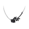 Black Rose Enigma Necklace by Alchemy Gothic