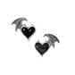 Alchemy - Black Soul - Stud Earrings
