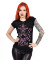 Front image of T  Shirt on model