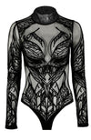 Restyle - Elven Whispers - Ethereal Velvet and Mesh Bodysuit