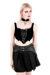 Restyle - Cathedralis - Womens Pleated Mini Skirt