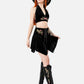 Restyle - Dark Botany - Womens Mini Skirt