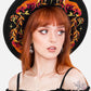 Restyle - Embers - Wide Brim Witchy Hat