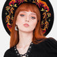 Restyle - Embers - Wide Brim Witchy Hat