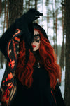 Restyle - Ignis Moth - Dark Cottagecore Hoodie with Wings