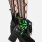 Restyle - Nocturne - Buckle Winged Platform Goth Boots