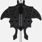 Restyle - Obsidian Moth - Grey Suede Whimsical | Gothic Backpack