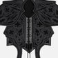 Restyle - Obsidian Moth - Grey Suede Whimsical | Gothic Backpack