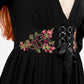 Restyle - Poisoned Petals - Cottagecore Gothic Midi Dress